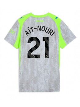 Billige Manchester City Rayan Ait-Nouri #21 Tredjedrakt Dame 2025-26 Kortermet